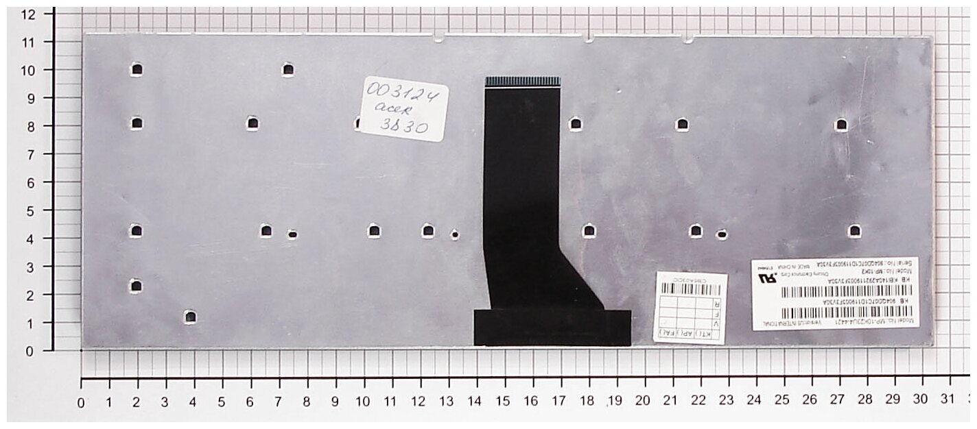 Клавиатура для ноутбука Acer 904IR07C1D русская черная