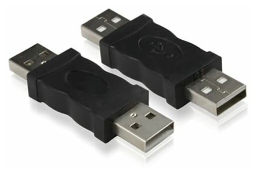 Адаптер-соединитель USB 2.0 , AM/AM, GCR, пакет, GC-UAM2AM Greenconnect Адаптер-соединитель (GC-UAM2AM) - фото №1