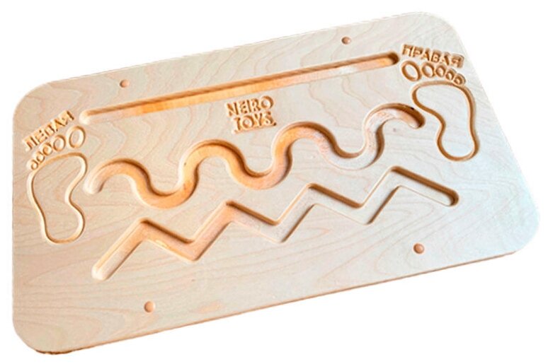 фото Балансборд / Нейротренажер NEIROTOYS Лабиринт левая-правая - крестовое основание для детей от 5 лет и взрослых