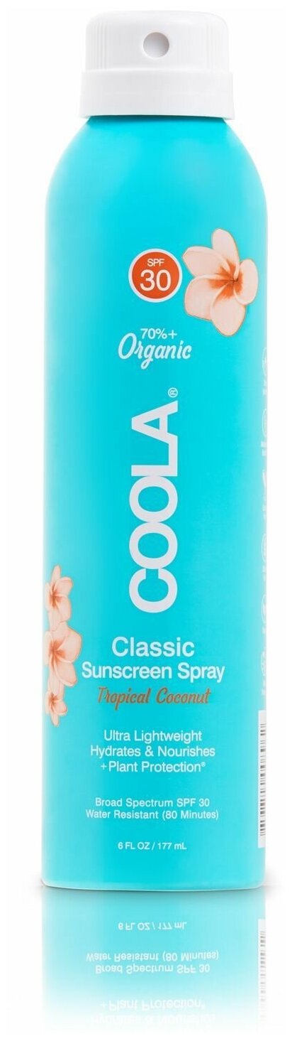 COOLA Classic Sunscreen Spray Tropical Coconut SPF30 177 ml.