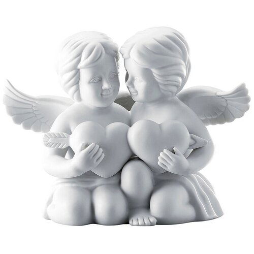 Статуэтка для интерьера ROSENTHAL Пара ангелов с сердцем, 11 см