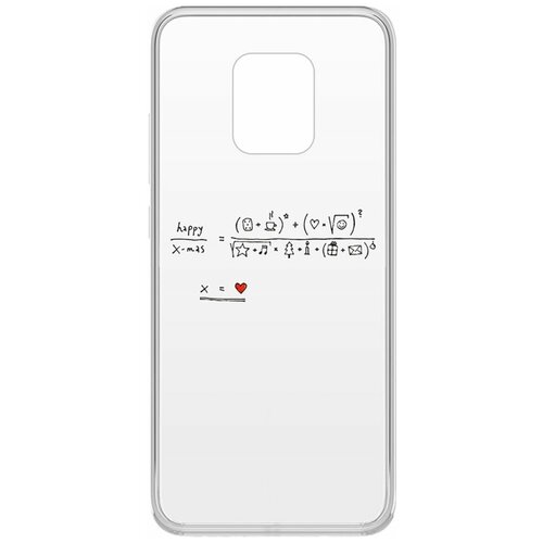 Чехол-накладка Krutoff Clear Case Праздничная формула для Xiaomi Redmi 10X 5G/10X Pro 5G чехол накладка чехол для телефона krutoff clear case хаги ваги желтый для xiaomi redmi 10x pro 5g