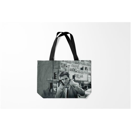 фото Сумка-шоппер / 46х35 см / знаменитости / звезды кино роберт паттинсон burnettie