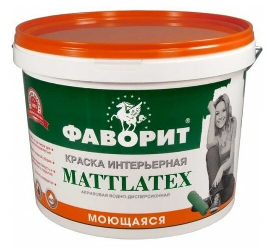 Краска водно-дисперсионная Фаворит ВДАК-20ИС Mattlatex