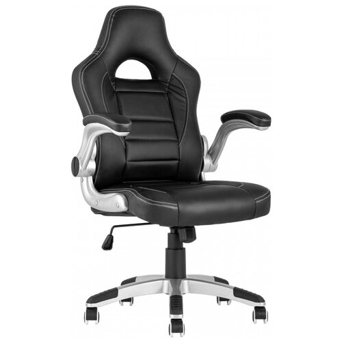 фото Игровое кресло stool group компьютерное topchairs genesis черное геймерское