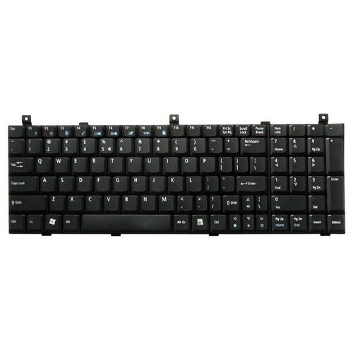 Клавиатура для ноутбука Acer Aspire 9500 9503 9504 Series Плоский Enter Черная без рамки PN K022602A1 870₽