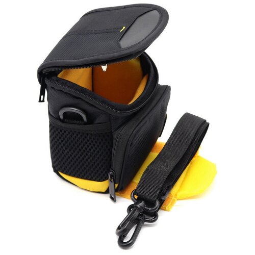 фото Чехол-сумка mypads tc-1228 для фотоаппарата nikon coolpix s9050/ s9700/ s9900/ w100/ w300 из качественной износостойкой влагозащитной ткани черный