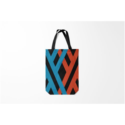 фото Сумка-шоппер / 31х42 см / аниме / two xx on black burnettie