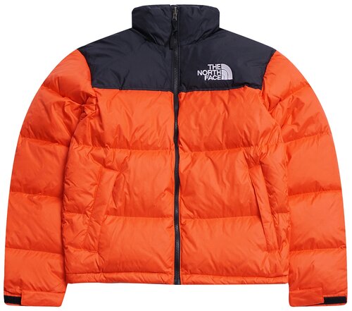 Пуховик The North Face, размер M, оранжевый