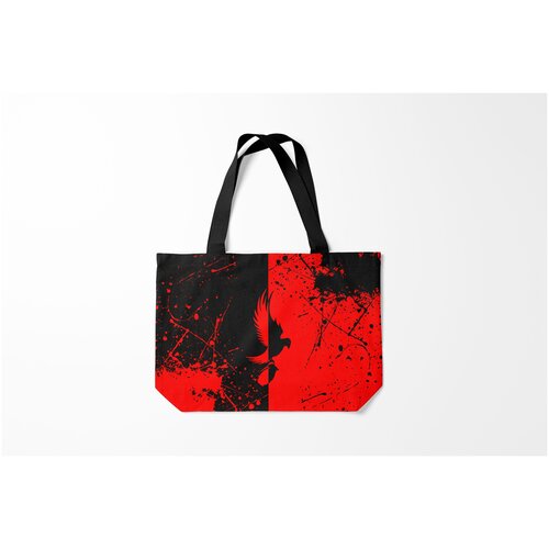 фото Сумка-шоппер / 46х35 см / рок / hollywood undead burnettie