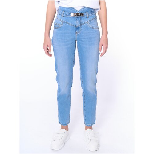 Liu Jo Джинсы голубые высокая талия (26) diesel джинсы голубые широкие 26