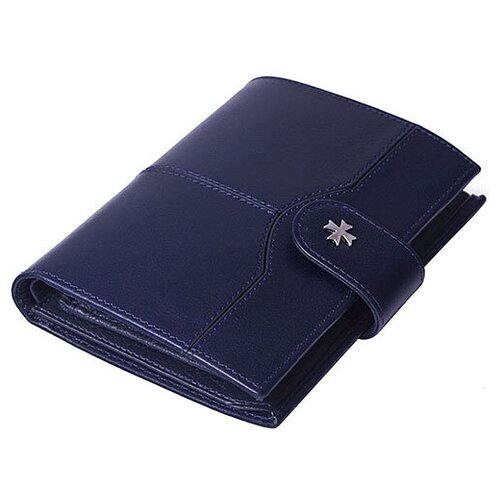 Портмоне синее Narvin by Vasheron 9663-N.Vegetta D.Blue