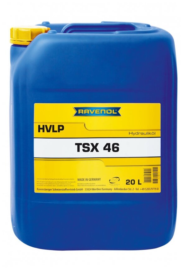 Гидравлическое масло RAVENOL Hydraulikoel TSX 46 (20л)