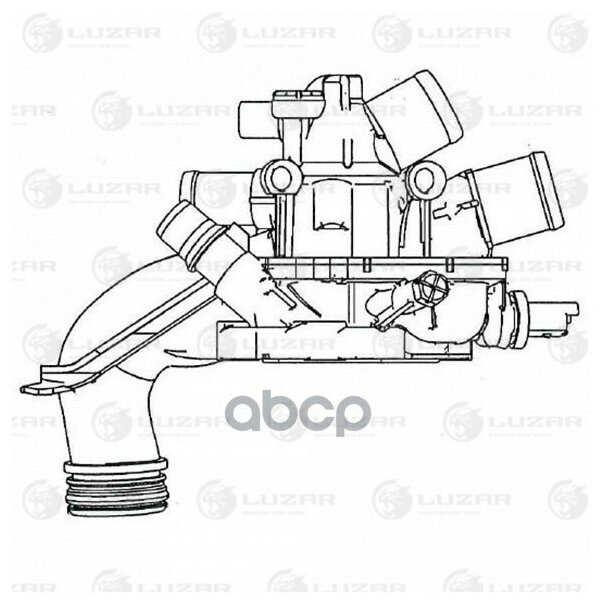 Термостат Psa 308 (11-)/C4 (10-) 1.6i At («быстросъём» И Два Датчика) Luzar арт. LT 2070