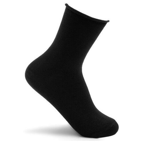 Носки HOBBY LINE, размер 36-40, черный носки hobby line размер 36 40 белый черный