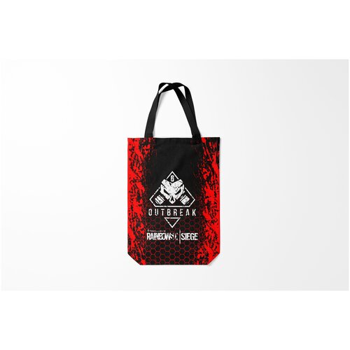 фото Сумка-шоппер / 31х42 см / геймерам / rainbow six siege outbreak burnettie