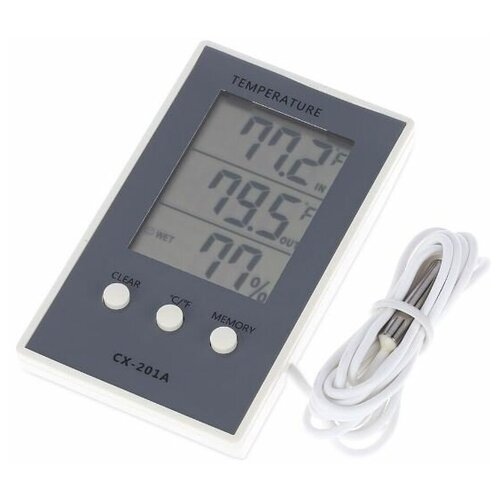 Термометр гигрометр OEM CX-201A с внешним датчиком 51000₽