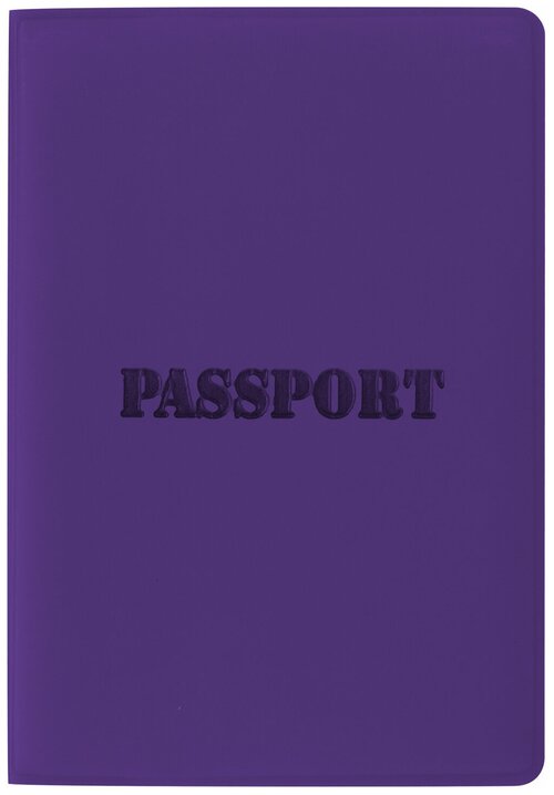Обложка для паспорта STAFF, фиолетовый