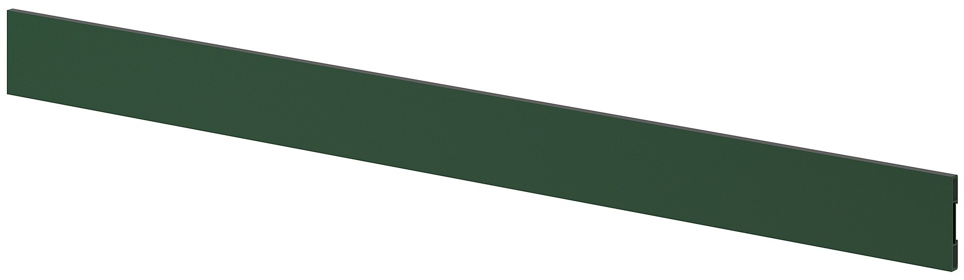 Горизонтальная панель ИКЕА БУДБИН 220x8 см, темно-зеленый