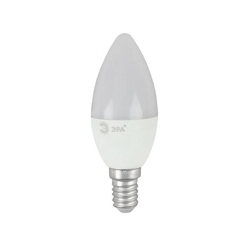 Лампочка светодиодная ЭРА RED LINE LED B35-8W-840-E14 R E14 / Е14 8 Вт свеча нейтральный белый свет / набор 10шт