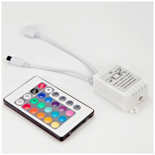 фото Контроллер для rgb светодиодной ленты с ик пультом 24 кнопки led-profit