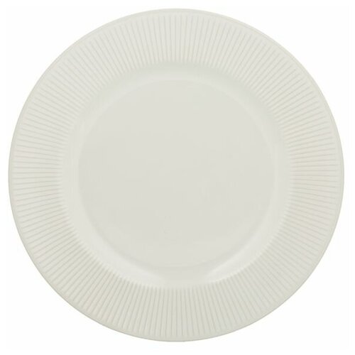 Обеденная тарелка linear 27 см белая 2002.113