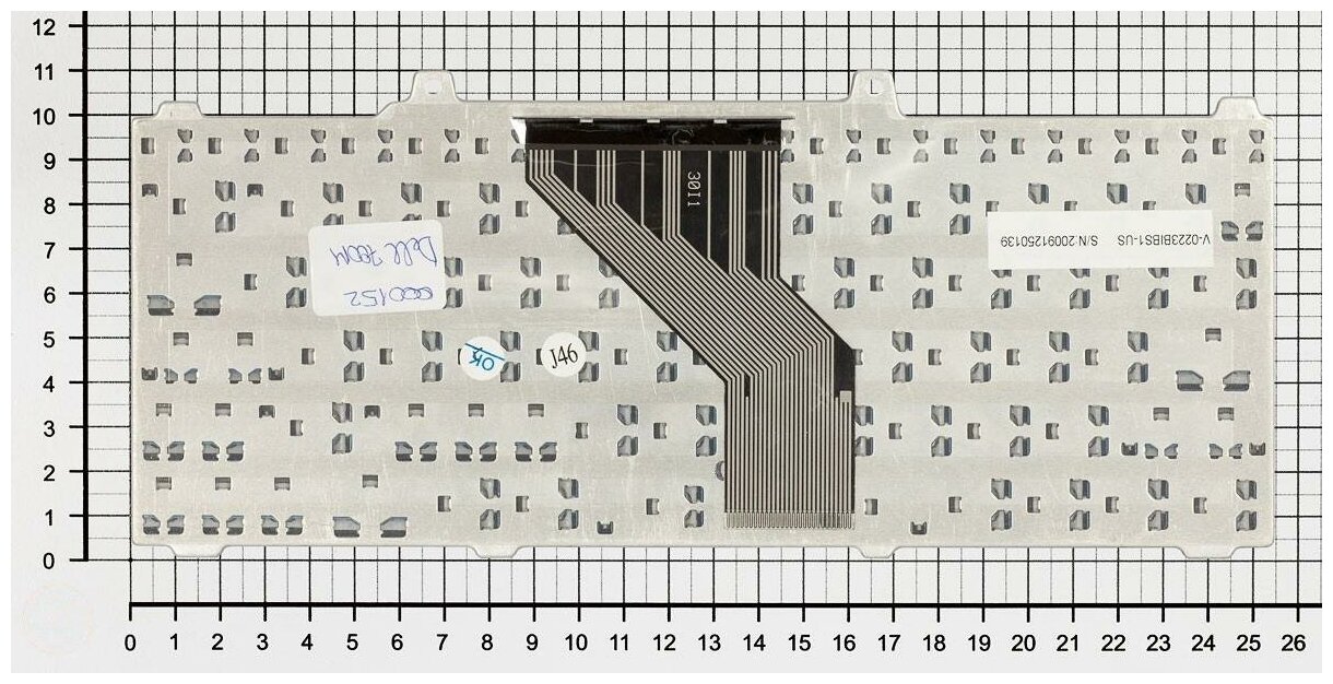 Клавиатура для ноутбука Dell NSK-1553 русская черная