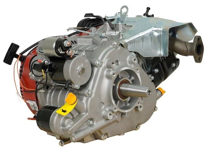 Двигатель бензиновый Loncin LC196FD (23л.с., 622куб. см, конусный вал, ручной и электрический старт, для генератора) - фотография № 6