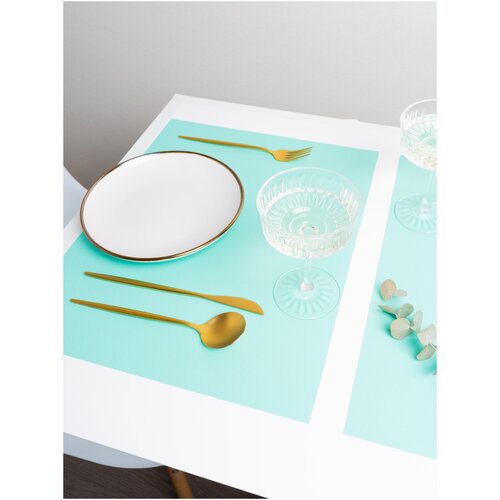 Сервировочные салфетки (плейсмат) на стол для кухни, для гостиной, для дома, 4 штуки, цвет: 