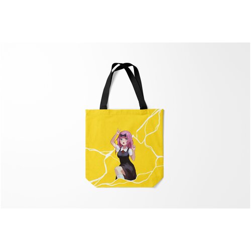 фото Сумка-шоппер / 40х40 см / аниме / госпожа кагуя в любви как на войне chika burnettie