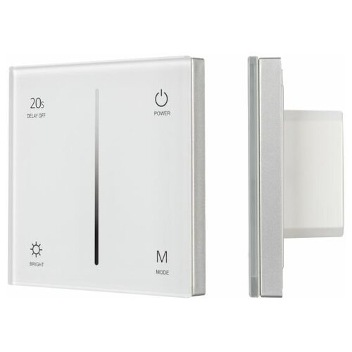 027113 Панель SMART-P36-DIM-IN White (230V, 1.2A, TRIAC, Sens, 2.4G) (Arlight, IP20 Пластик, 5 лет)