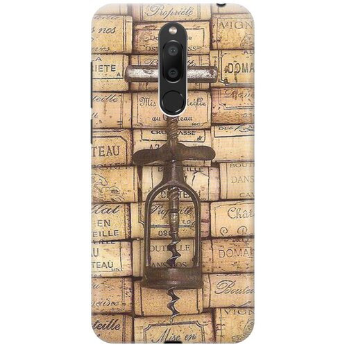 фото Re:pa накладка transparent для meizu m6t с принтом "штопор и вино"