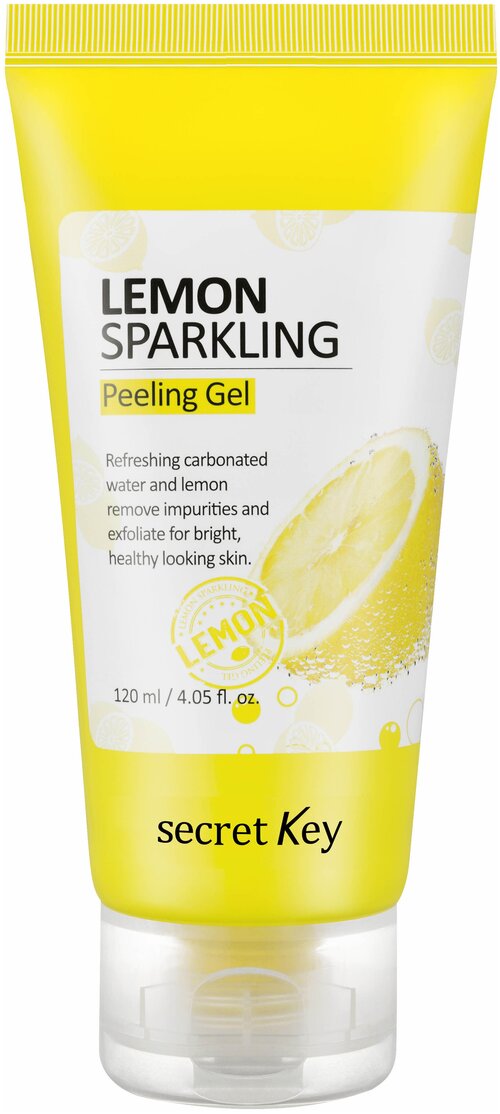Secret Key пилинг-гель для лица Lemon sparkling peeling gel, 120 мл