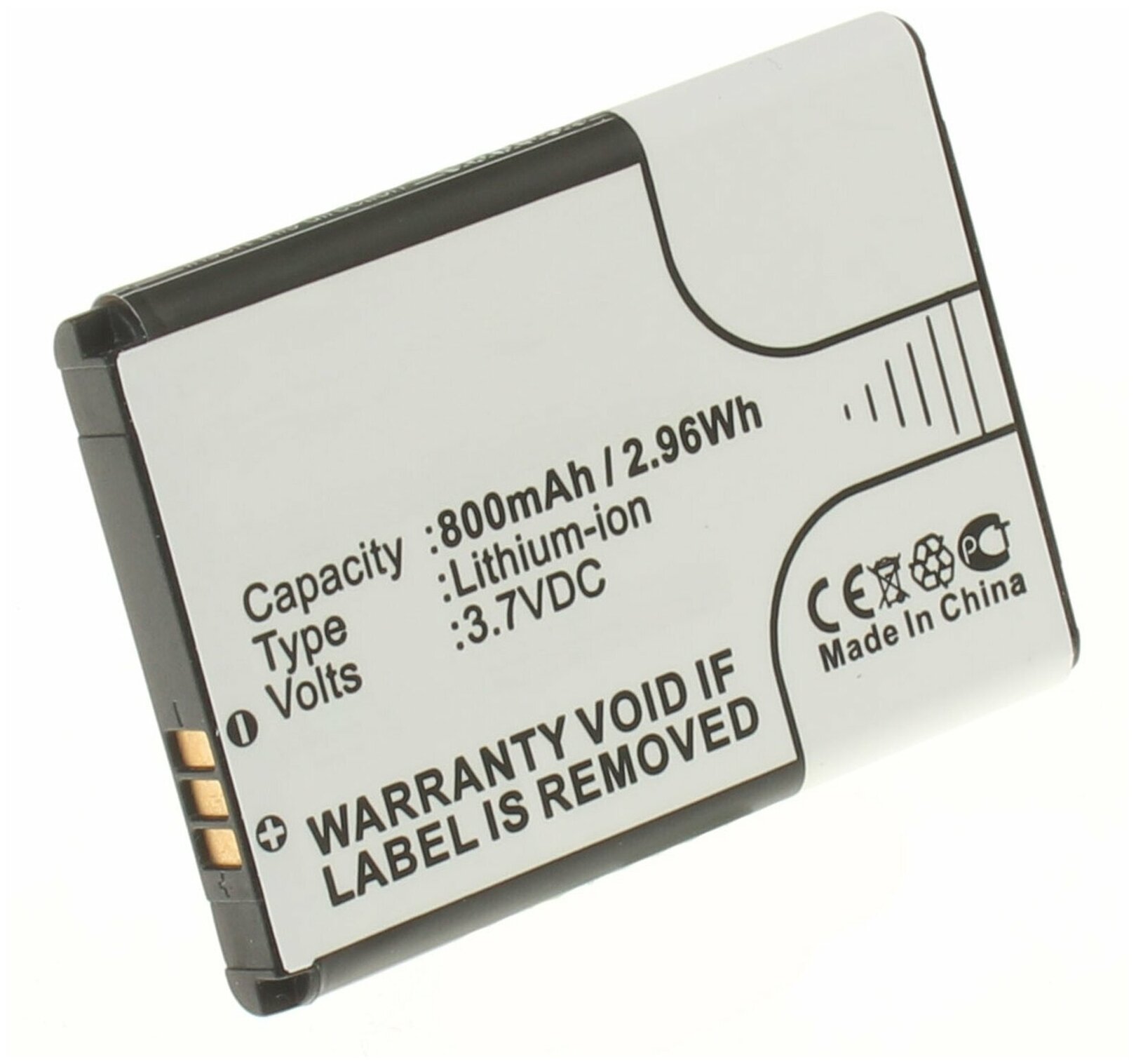 Аккумулятор iBatt iB-U1-M256 800mAh для Samsung GT-E1200M, GT-E2121B, GT-E1200, GT-E1081T, GT-E2232 Duos, SGH-C270, SGH-C160,