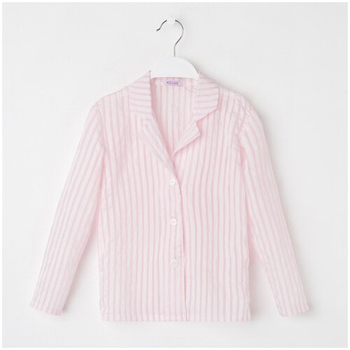MINAKU Рубашка для девочки MINAKU: Light touch цвет розовый, рост 122
