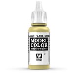 Краска Vallejo серии Model Color - German Yellow 70806, матовая (17 мл) - изображение