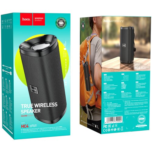Наушники Hoco HC4 Bluetooth-колонка Bella черный 104800₽