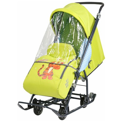 Санки-коляска Nika Disney baby 1 Тигра лимонный санки коляска nika нд7 8s зеленый