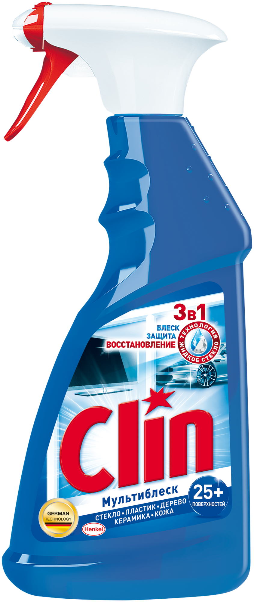 Клин / Clin - Универсальное чистящее средство для мытья окон, 500 мл - фотография № 2