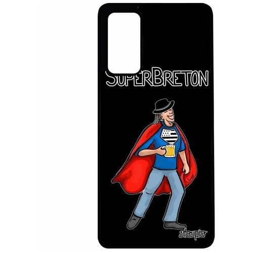 фото Чехол на смартфон galaxy s20fe, "супербретонец" комикс бретань utaupia