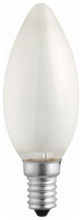 фото Лампа накаливания JazzWay B35 60W E14 матовая свеча (комплект из 20 шт)