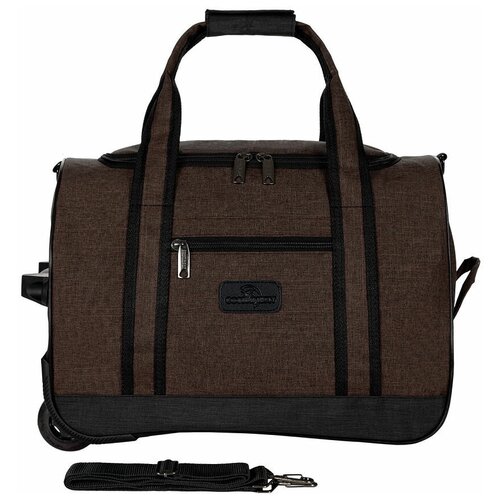 фото Сумка колесная м-612, цвет коричневый континент