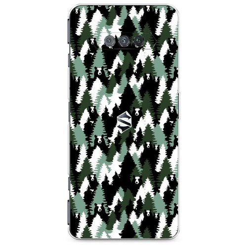 фото Силиконовый чехол "медвежий камуфляж" на xiaomi black shark 4s / сяоми блэк шарк 4s case place