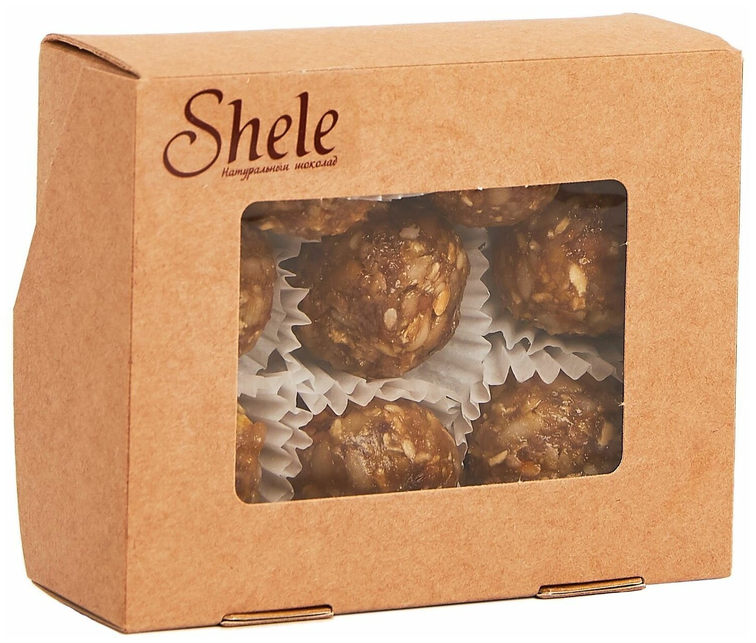 Конфеты неглазированные SHELE Гранола с семечками подсолнуха 100г - фотография № 1