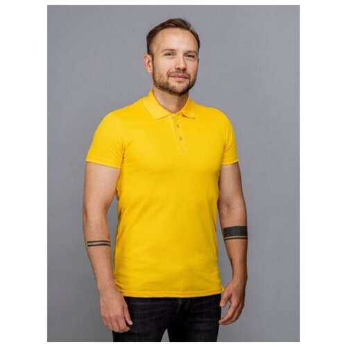 фото Поло uzcotton, размер 44-46\s, желтый