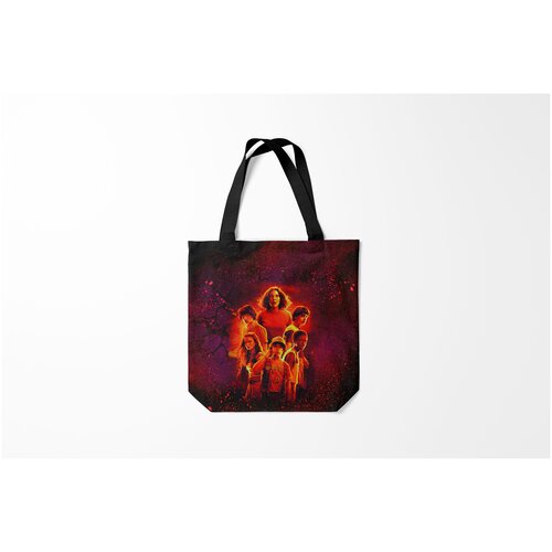 фото Сумка-шоппер / 40х40 см / сериалы / очень странные дела stranger things 3 сезон burnettie