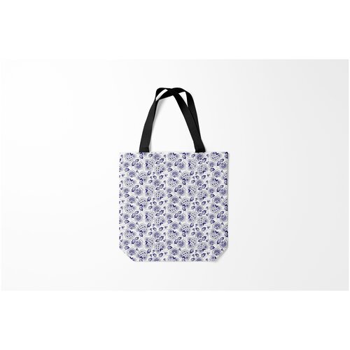 фото Сумка-шоппер / 40х40 см / популярные иллюстрации / узоры узор burnettie