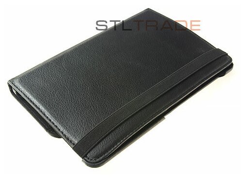 Чехол поворотный leather, для Samsung Galaxy P6800 черный Т/У