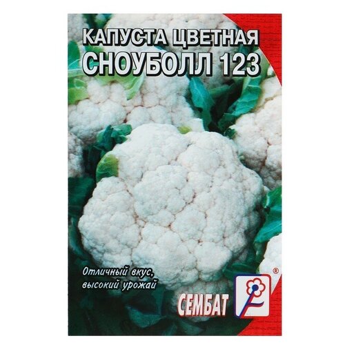 Семена Капуста цветная "Сноуболл 123", 0,3 г (6 шт)