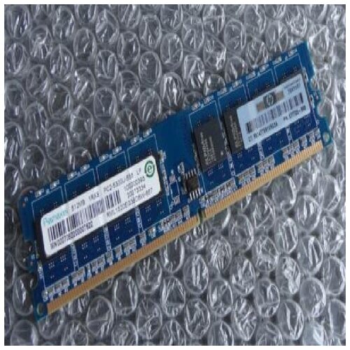 Модуль памяти DIMM 2x512 Mb DDR2-667 Reg модуль памяти dimm 2x1024 mb ddr2 667 hp reg hp hpe 408851 b21 2gb